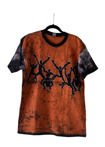 Joy Dancers Short Sleeves Batik T-Shirt | Contemporary and Colorful Ensemble